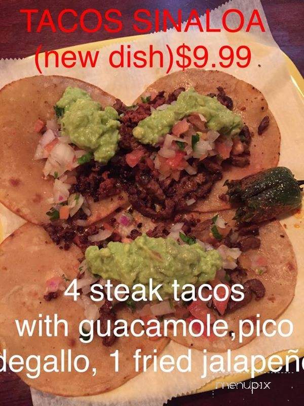 El Rio Mexican Grill - Rocky Mount, VA menu_pic
