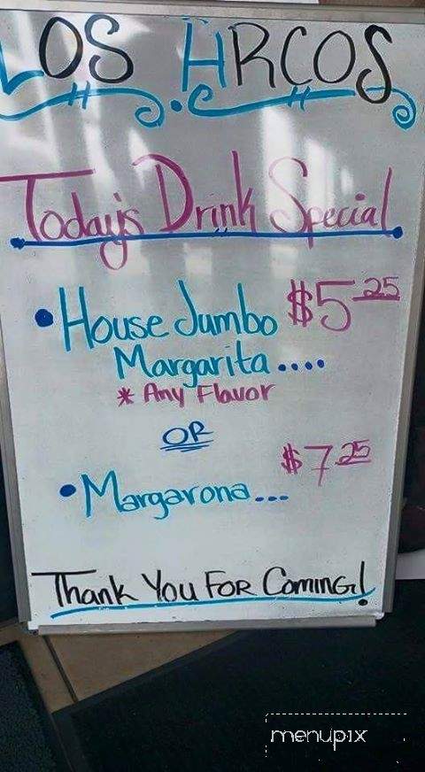 Los Arcos Mexican Food & Tequila Bar - Rolla, MO menu_pic
