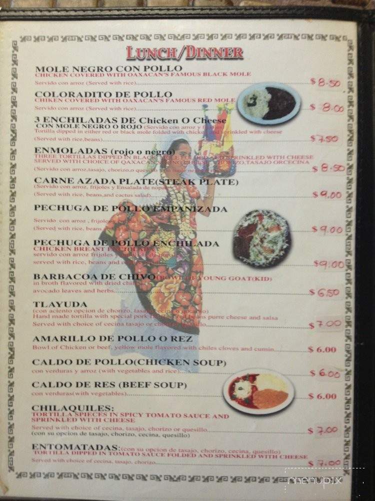 El Sason Mexican Restaurant - Rosemead, CA menu_pic