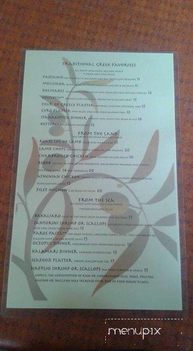 Niko's Greek Grille - Ruskin, FL menu_pic