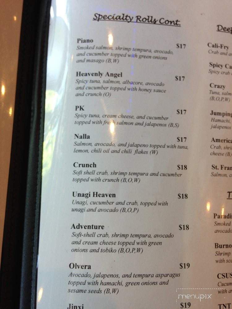 Bento Box - Sacramento, CA menu_pic