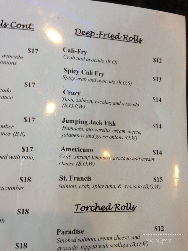 Bento Box - Sacramento, CA menu_pic