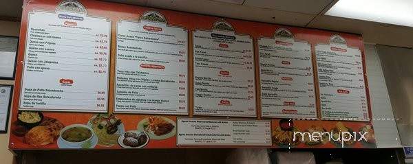 La Hacienda Salvadorian & Mexican Restaurant - Sacramento, CA menu_pic
