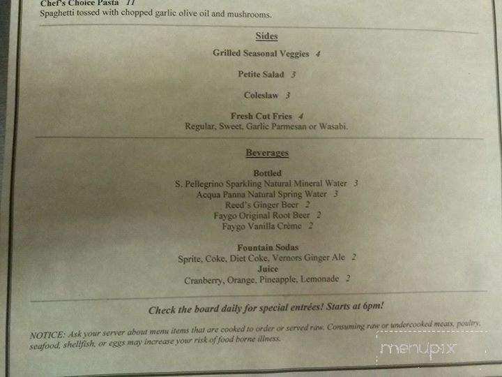 Mac's - Saginaw, MI menu_pic