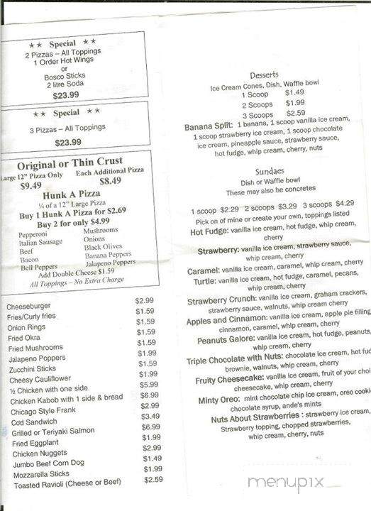 St Louis Deli and Ice Cream - Saint Ann, MO menu_pic