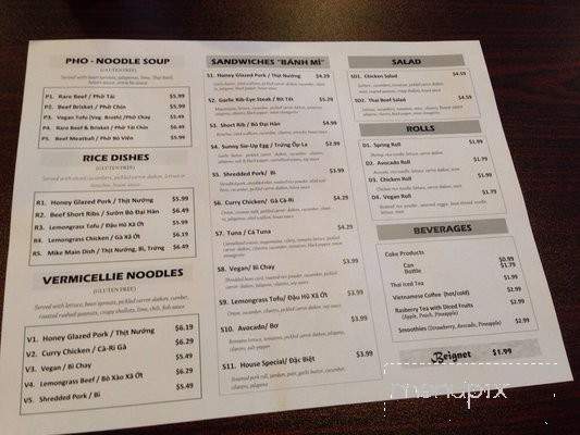 Hot Bahn Vietnamese Sandwiches - Salt Lake City, UT menu_pic