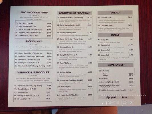 Hot Bahn Vietnamese Sandwiches - Salt Lake City, UT menu_pic