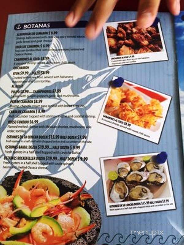 La Perla Del Pacifico - San Antonio, TX menu_pic