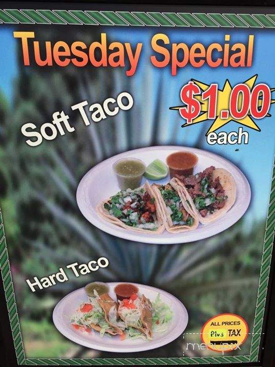 T Taco Mexican Food - San Bernardino, CA menu_pic