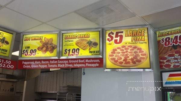 Mesa Pizza - San Diego, CA menu_pic