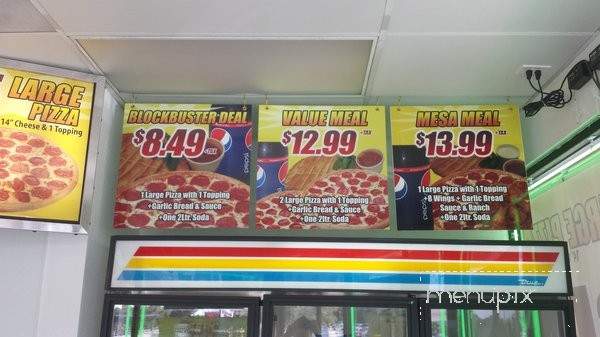Mesa Pizza - San Diego, CA menu_pic