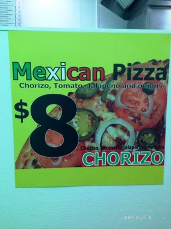 Mesa Pizza - San Diego, CA menu_pic