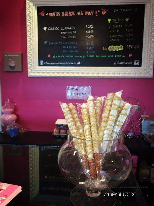 Sweetness Cupcakery - San Fernando, CA menu_pic