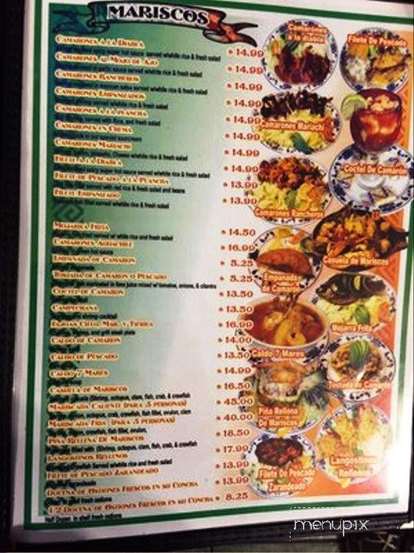 Mendoza's Restaurant - San Jose, CA menu_pic