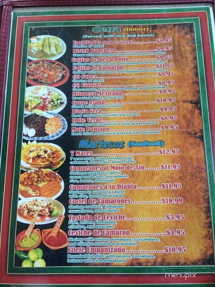 El Rinconcito Chilango - San Leandro, CA menu_pic