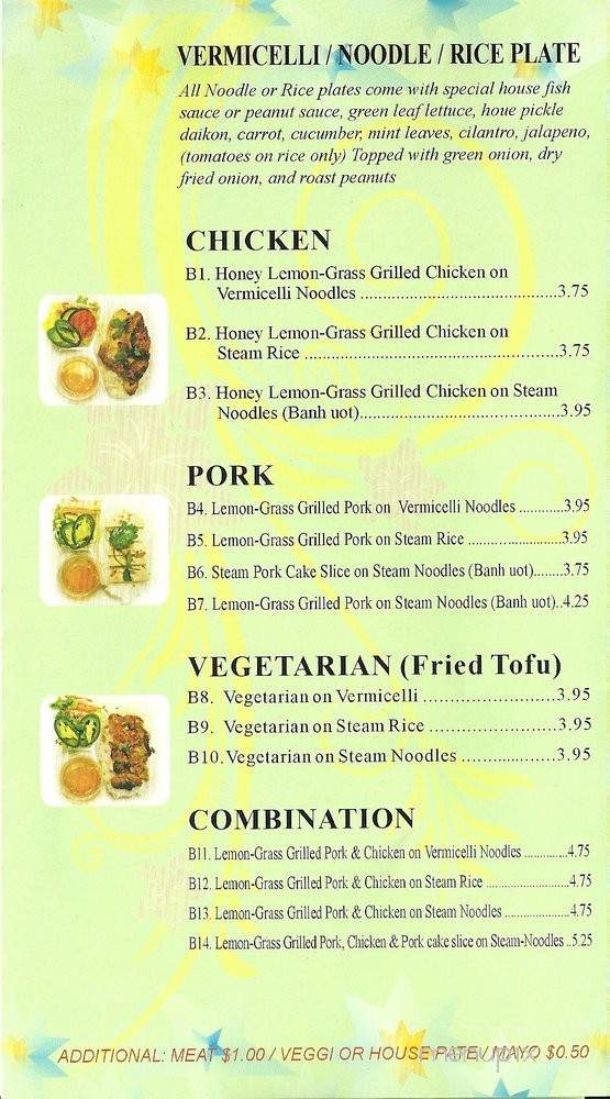 Li do Vietnamese Sandwiches - San Leandro, CA menu_pic