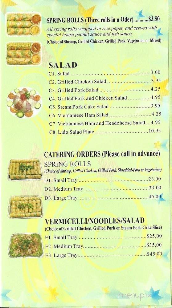 Li do Vietnamese Sandwiches - San Leandro, CA menu_pic