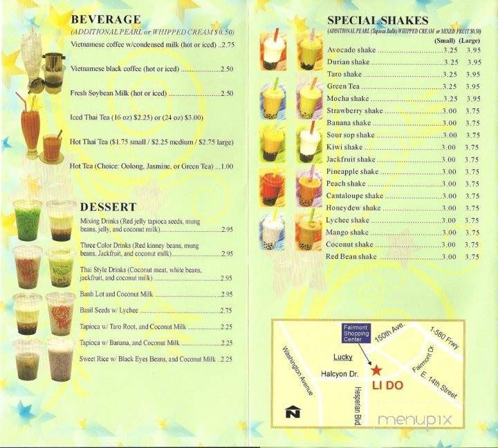 Li do Vietnamese Sandwiches - San Leandro, CA menu_pic