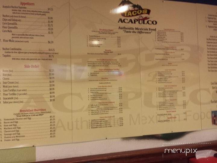 Tacos de Acapulco - San Luis Obispo, CA menu_pic
