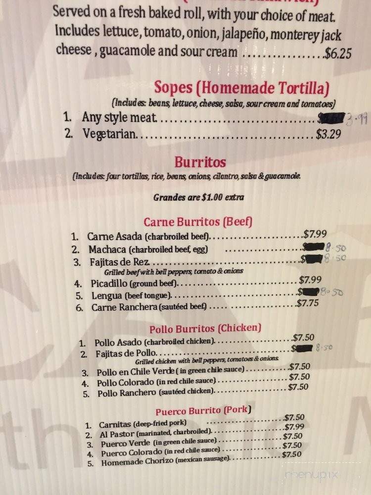Tacos de Acapulco - San Luis Obispo, CA menu_pic