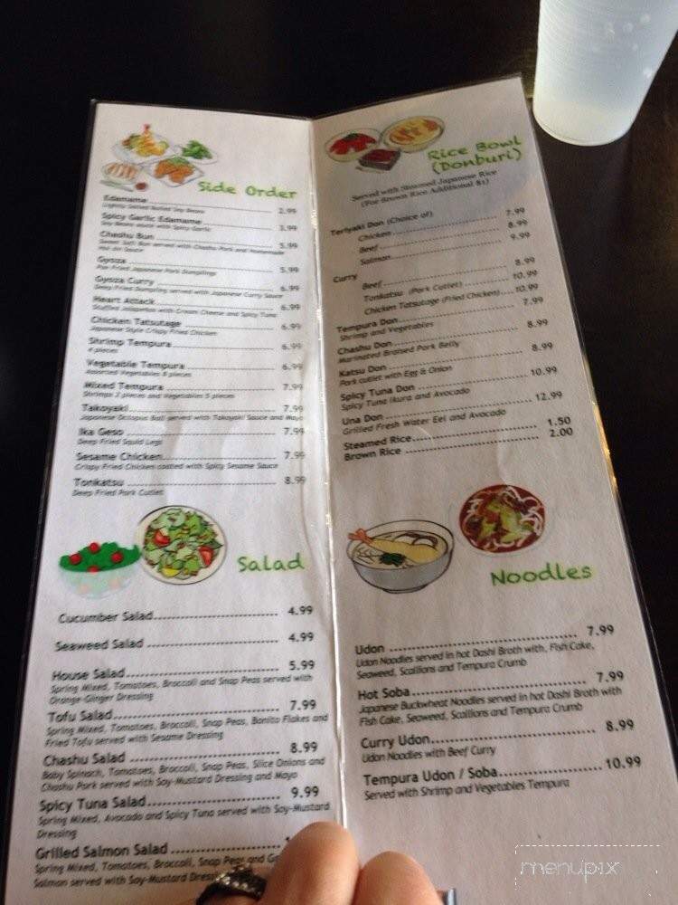 Raku Ramen - San Luis Obispo, CA menu_pic
