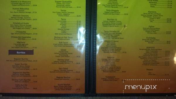 Taqueria San Juan - San Pablo, CA menu_pic
