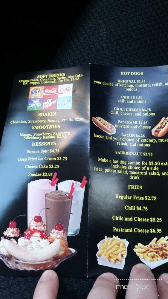Tally's Hamburger/ Sandwiches - San Pedro, CA menu_pic