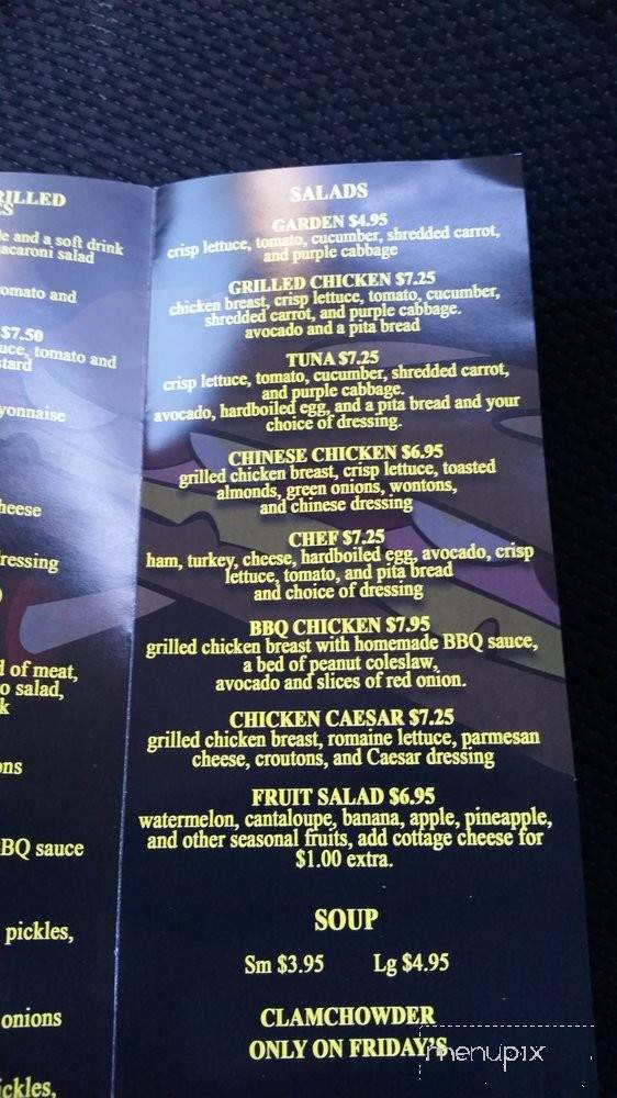 Tally's Hamburger/ Sandwiches - San Pedro, CA menu_pic