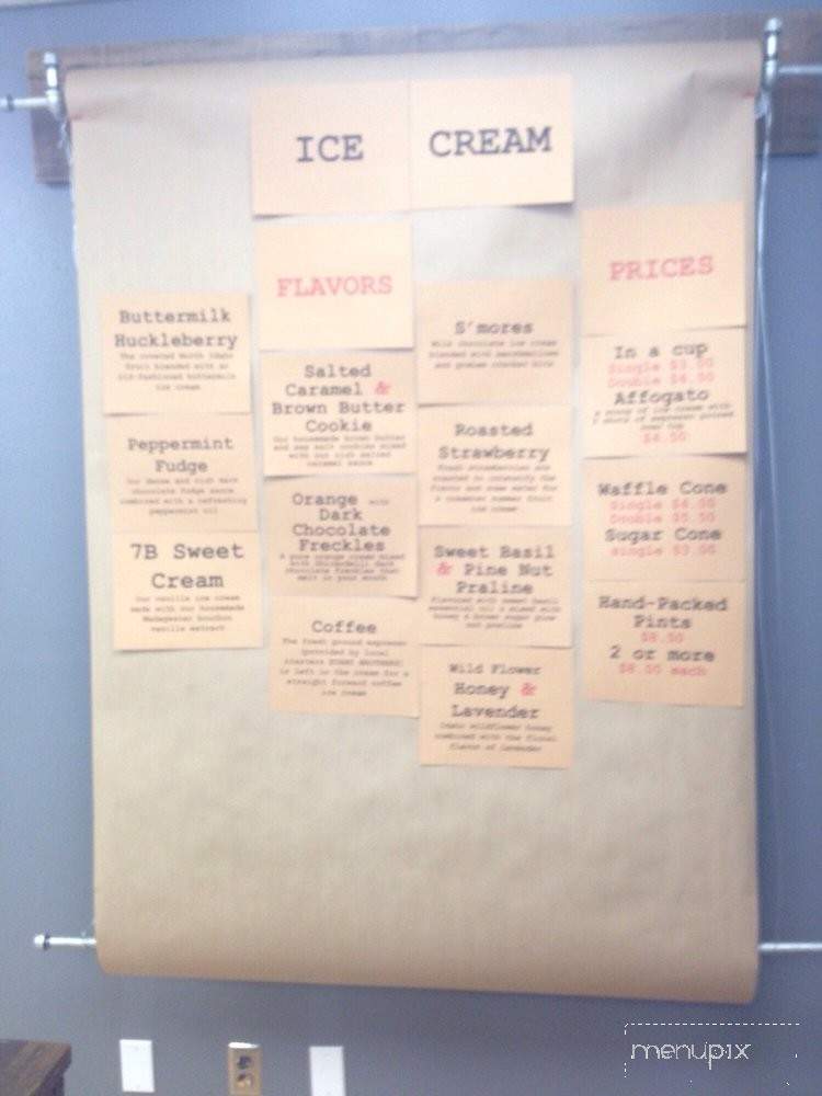 Panhandle Cone & Coffee - Sandpoint, ID menu_pic