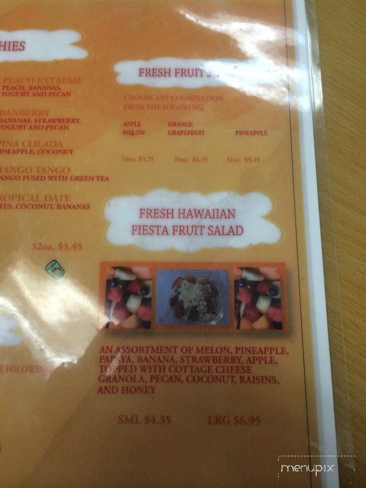 Fiesta Juice - Santa Ana, CA menu_pic