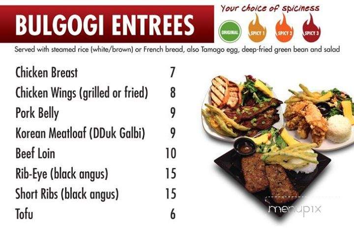 Zingga Grill - Santa Clarita, CA menu_pic