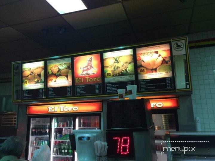 El Toro #2 - Santa Maria, CA menu_pic