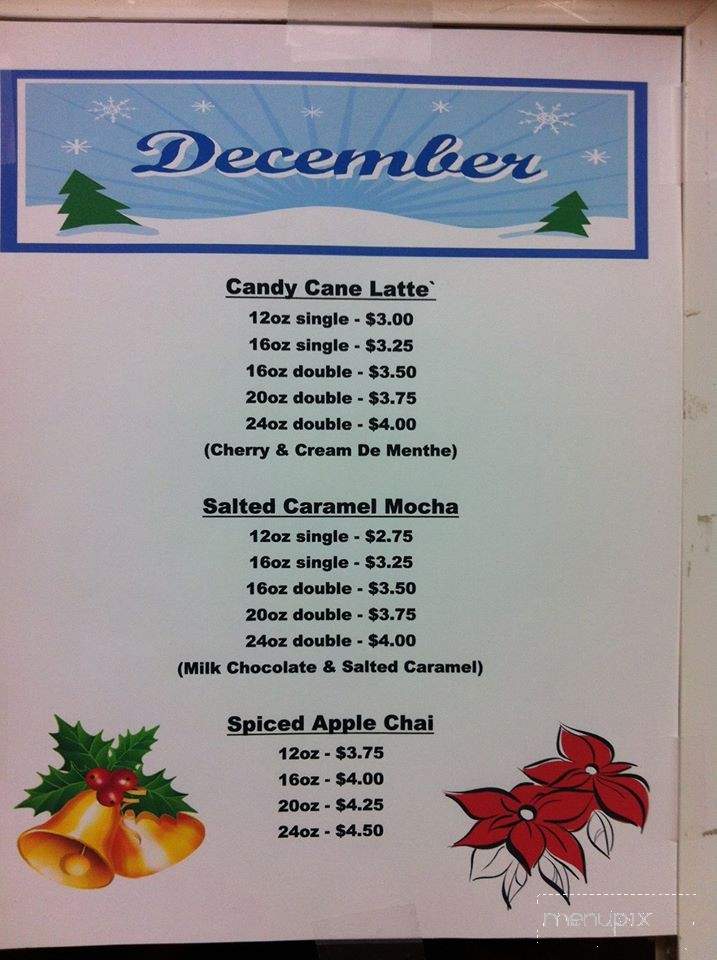 Kandi's Koffee South - Scappoose, OR menu_pic
