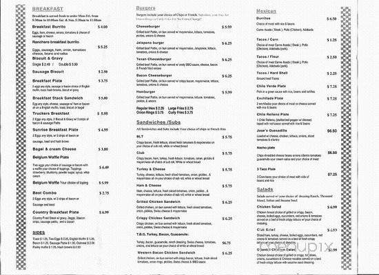 Esparza Family Restaurant - Searles Valley, CA menu_pic