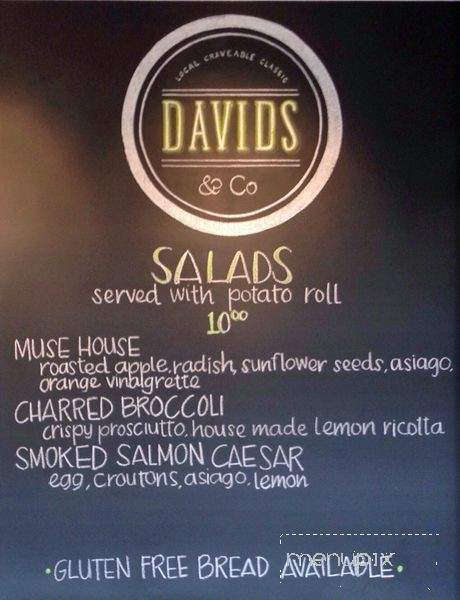 Davids & Co - Seattle, WA menu_pic