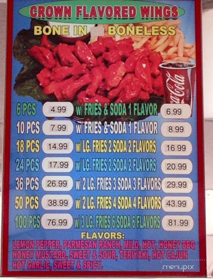 Crown Chicken - Selma, AL menu_pic