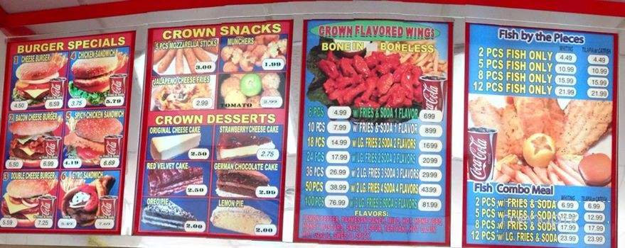 Crown Chicken - Selma, AL menu_pic