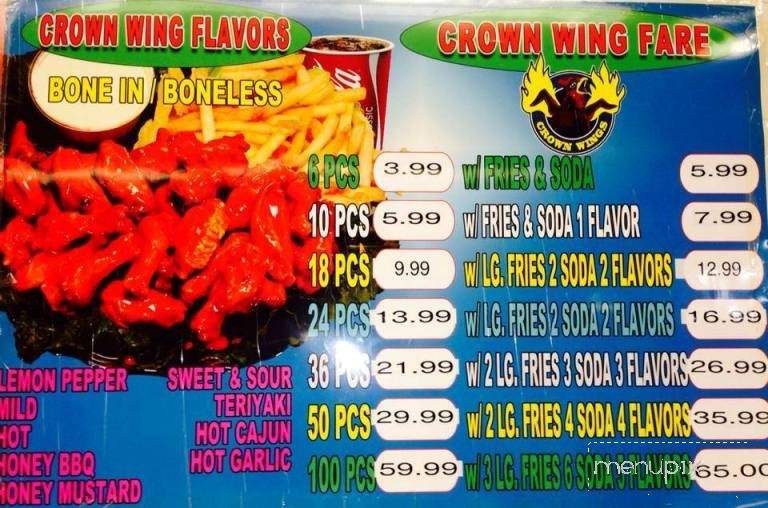 Crown Chicken - Selma, AL menu_pic