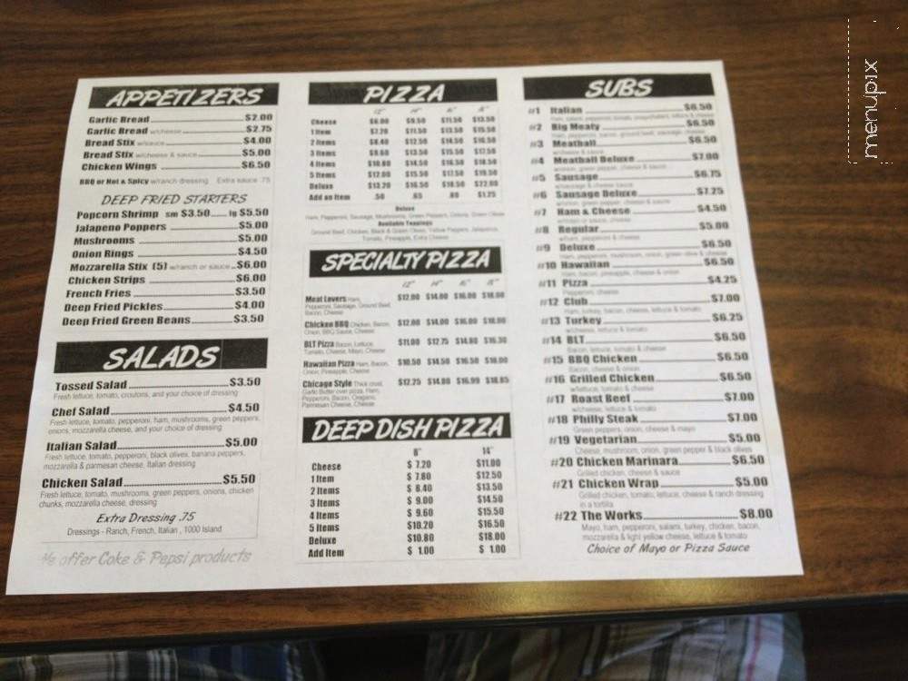Lakeside Pizzeria - Shelbyville, MI menu_pic