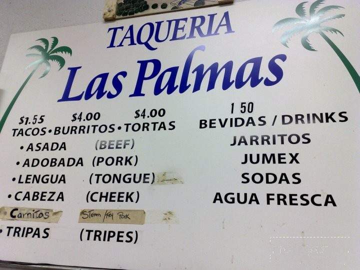 Taqueria Las Palmas - Shelton, WA menu_pic