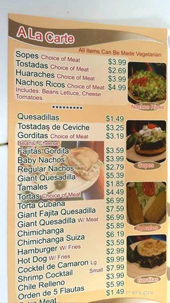 Los Burritos Ricos - Shorewood, IL menu_pic