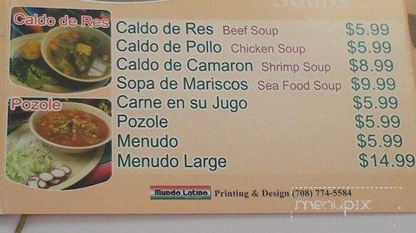 Los Burritos Ricos - Shorewood, IL menu_pic