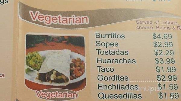 Los Burritos Ricos - Shorewood, IL menu_pic
