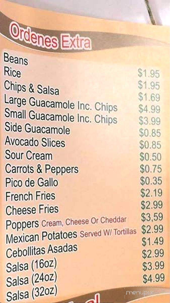 Los Burritos Ricos - Shorewood, IL menu_pic