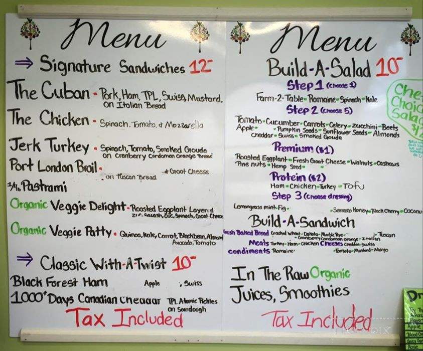 Cafe Around the Corner - Spartanburg, SC menu_pic