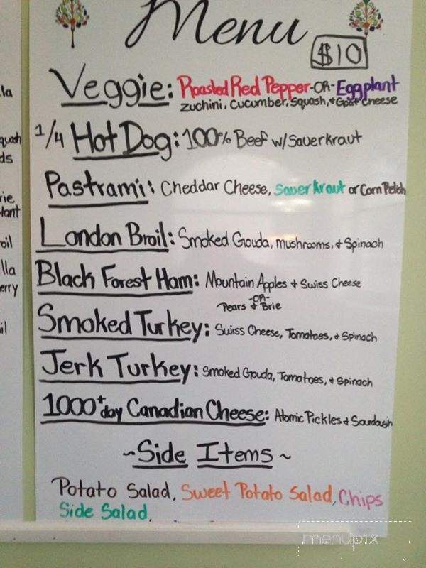 Cafe Around the Corner - Spartanburg, SC menu_pic