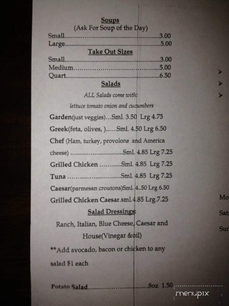 Bravo Cafe & Yogurt - Spring Valley, CA menu_pic