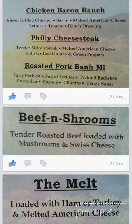 Grateful Bread Sandwich Shop - Springdale, AR menu_pic