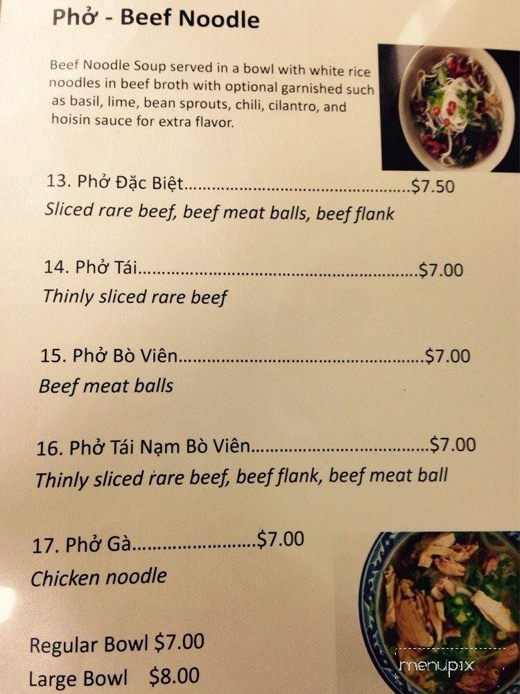 Can Tso Fast Foods - Springfield, MA menu_pic