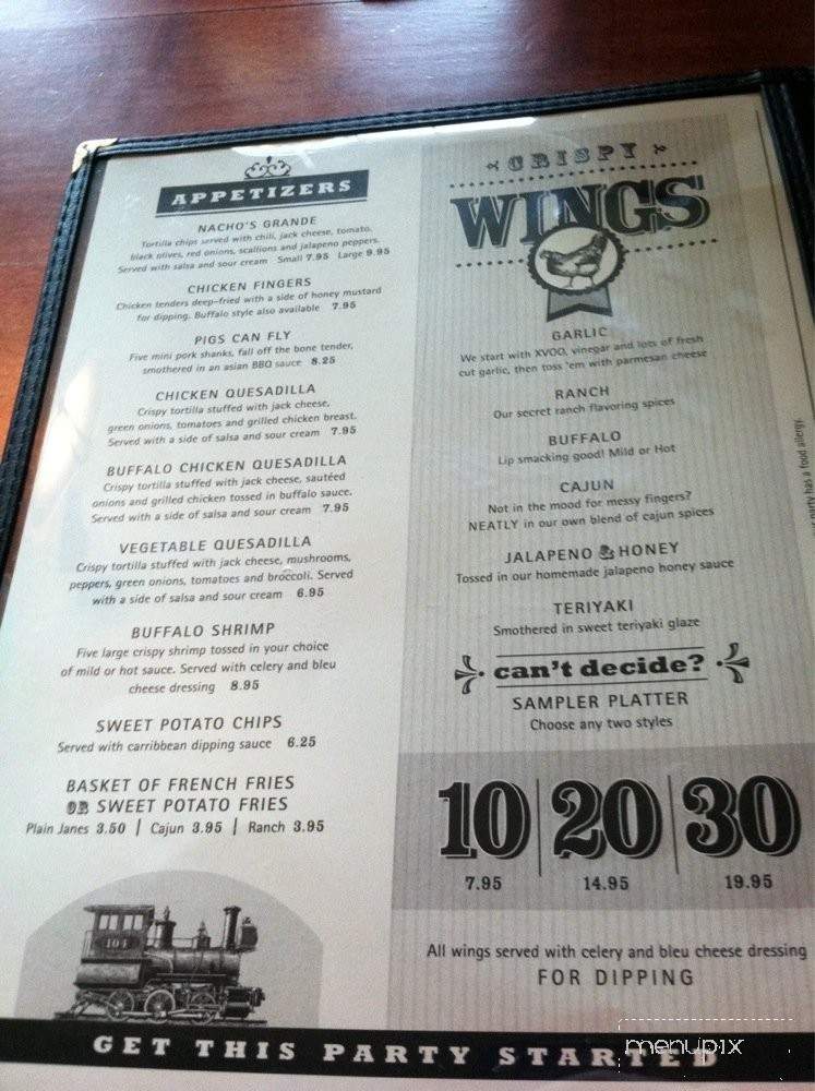 Brickhouse Tavern - Springfield, MA menu_pic